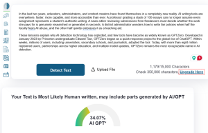 GPTZero Accuracy Test