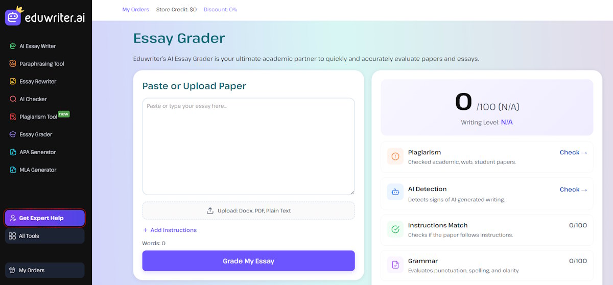 AI Essay Grader – Free Online Essay Grading Tool