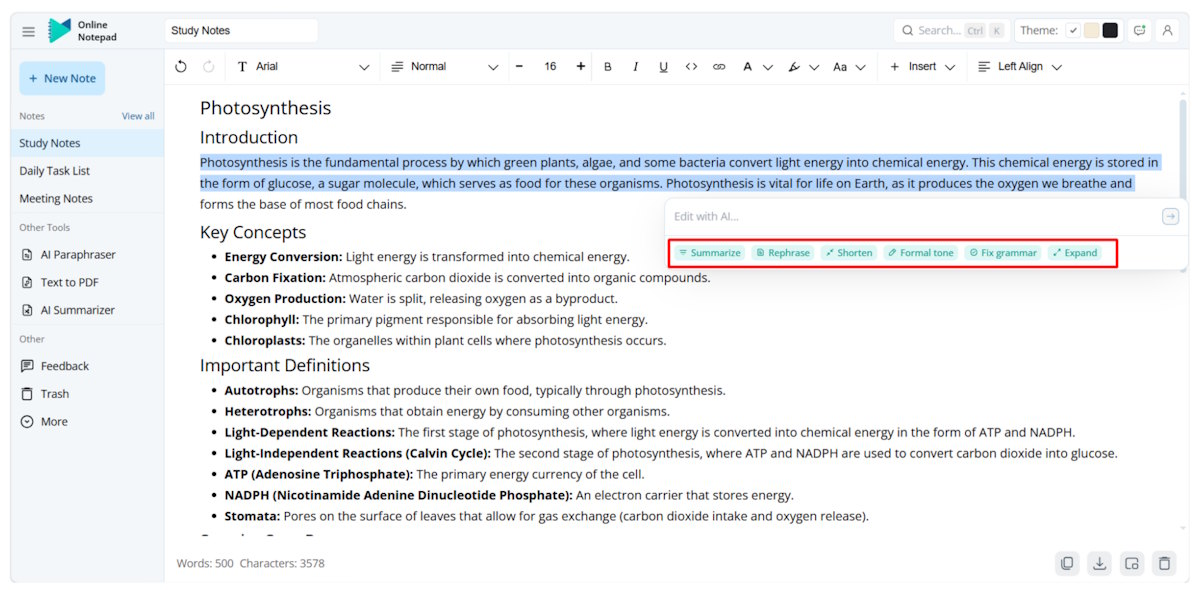 Refining and personalizing study notes can make them more meaningful and easier to review during revision