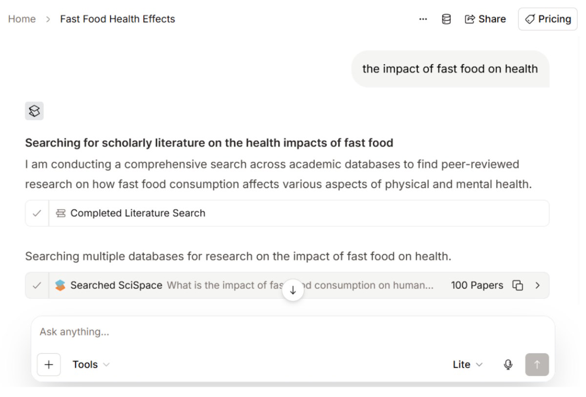 Sci Space automatically gathers relevant information from numerous credible sources within seconds