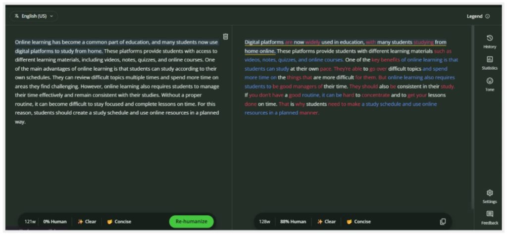 QuillBot’s Humanize AI is a part of the broader ecosystem built for writing