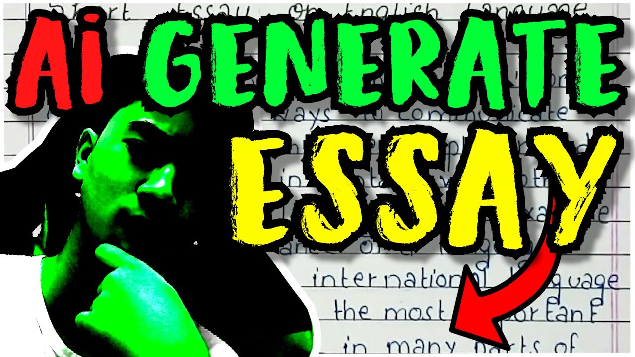 Generate Complete Essays and Articles