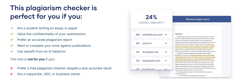 Scribbr Plagiarism Checker