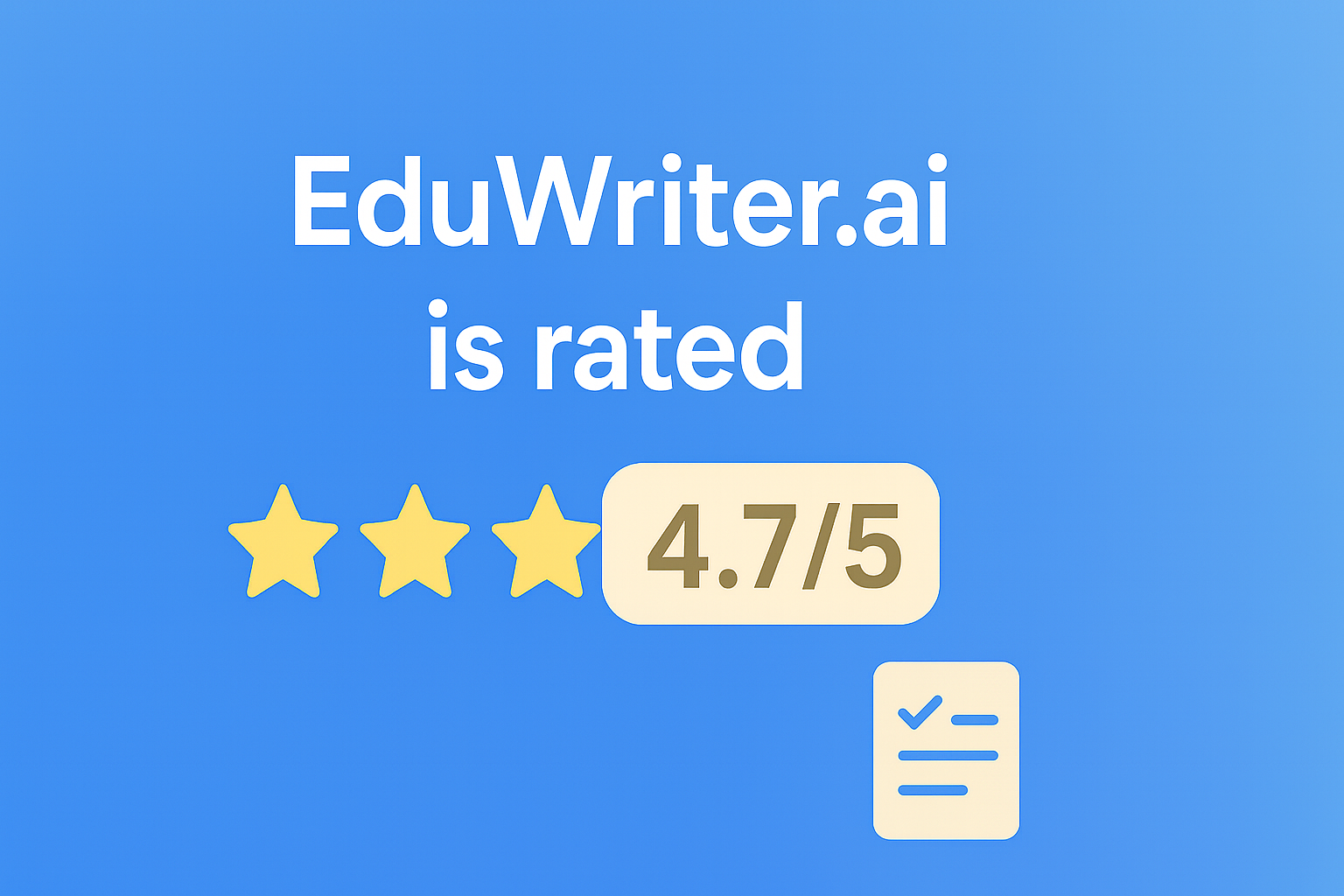 EduWriter.ai Reviews