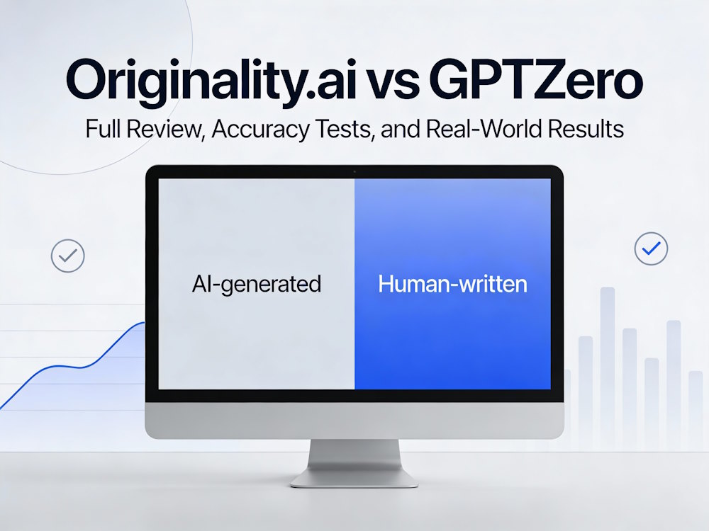Originality.ai vs GPTZero: Full Review, Accuracy Tests, and Real-World Results