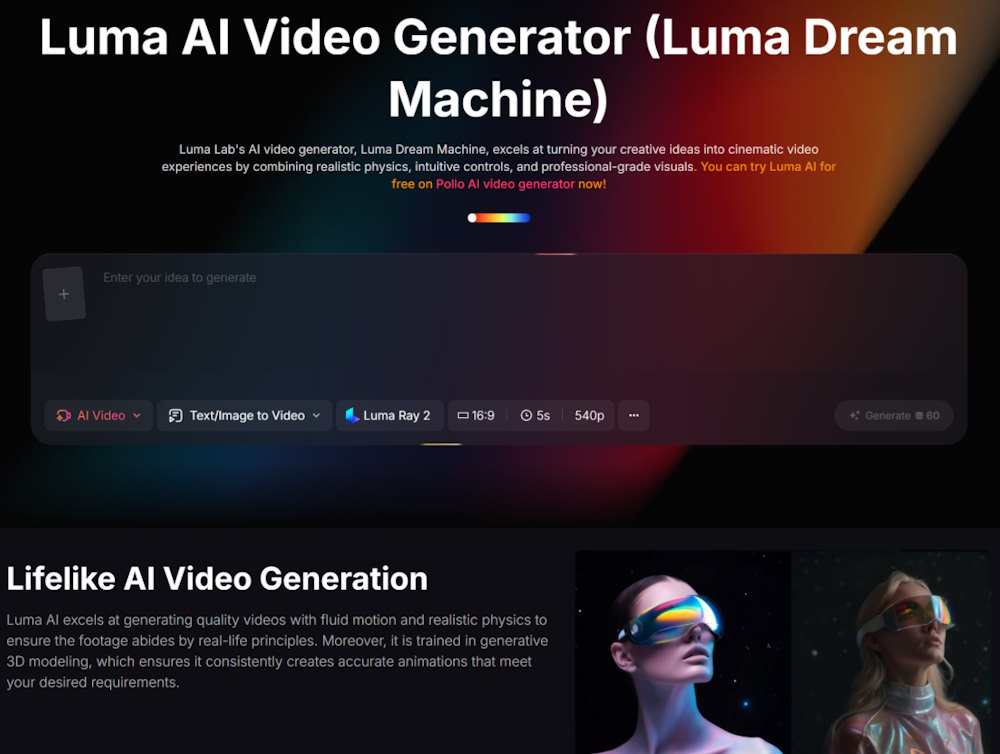 Luma AI Dream Machine Review