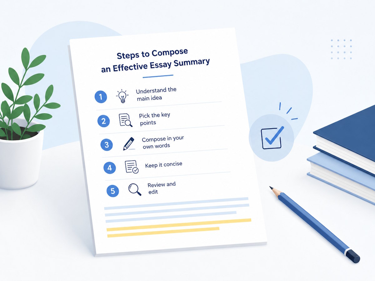 Steps to Compose an Effective Essay Summary