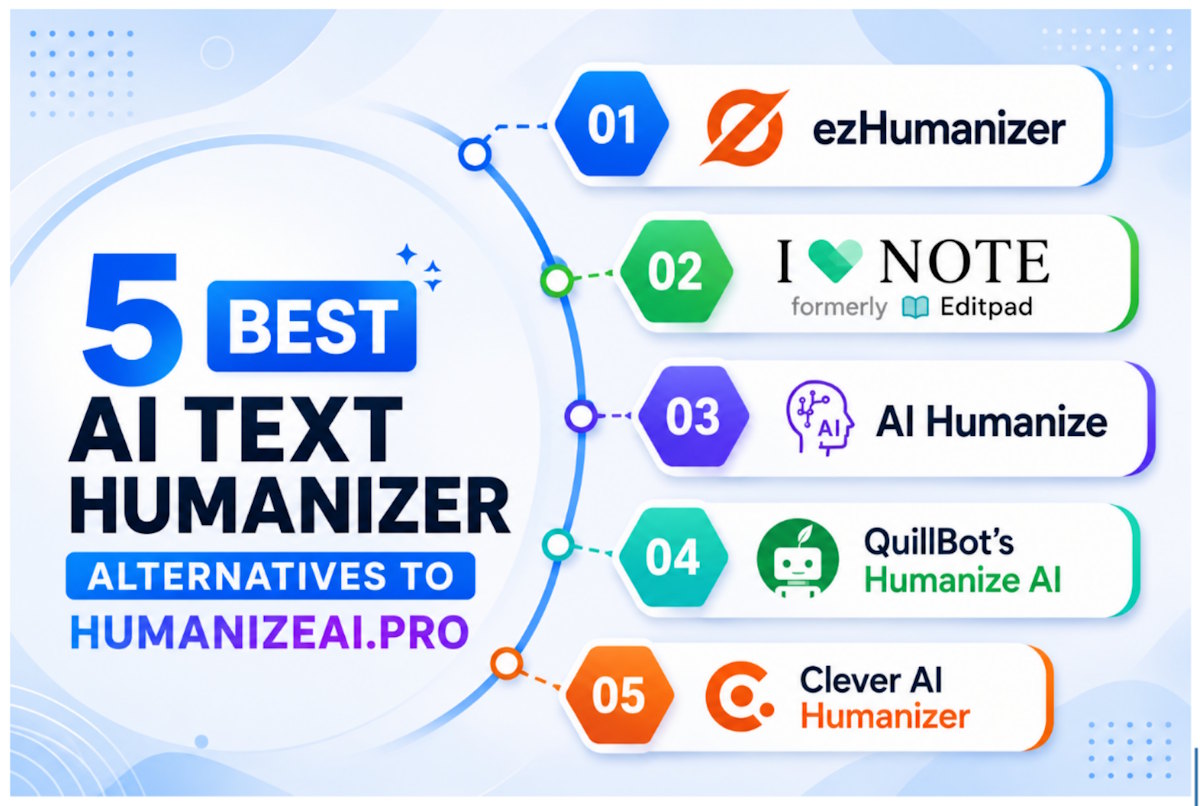 5 Best AI Text Humanizer Alternatives to HumanizeAI.pro